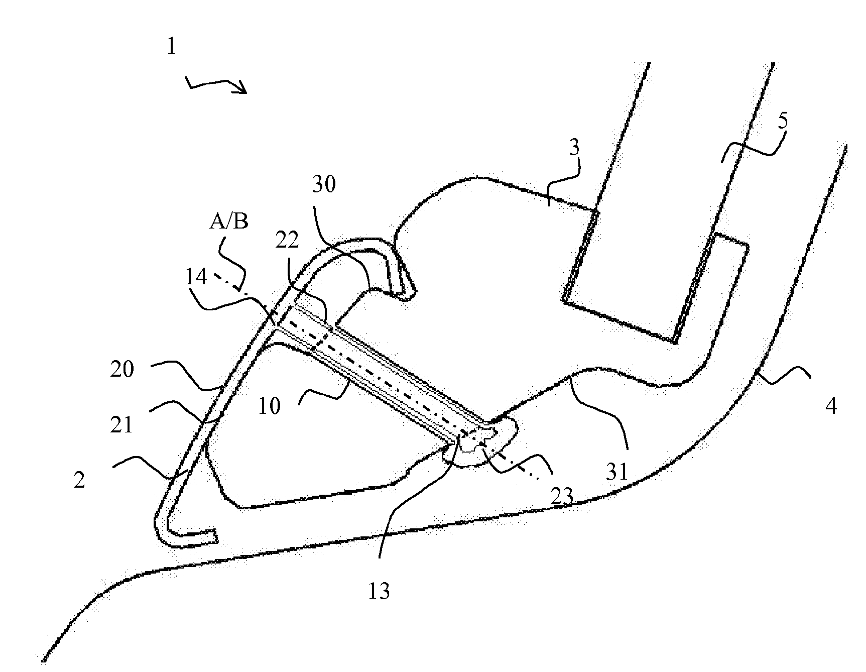 Method for fixing an additional part to a glazing or a profiled rim, fixing device for fixing said part, and glazing obtained by said method
