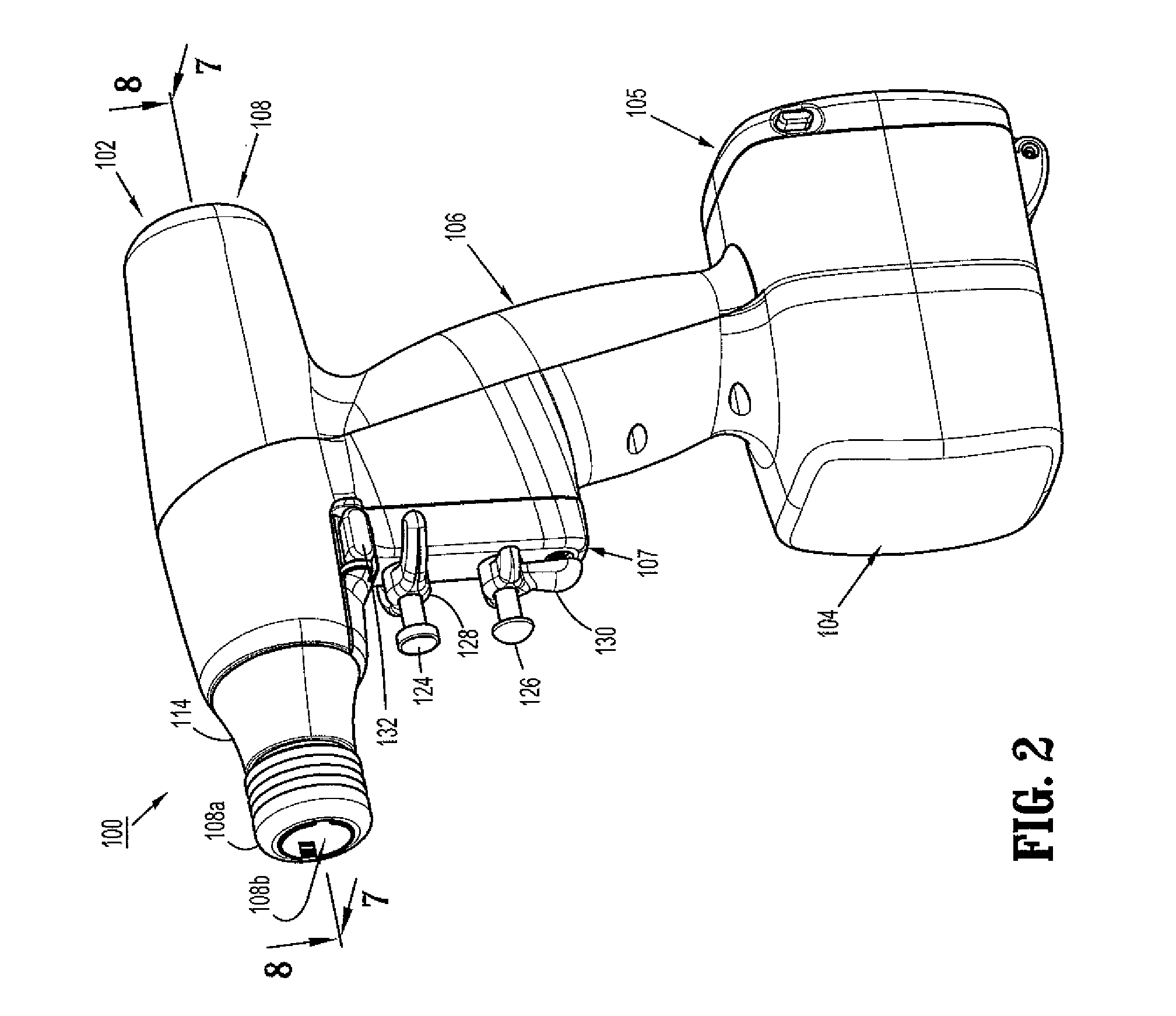 Hand held surgical handle assembly, surgical adapters for use between surgical handle assembly and surgical end effectors, and methods of use