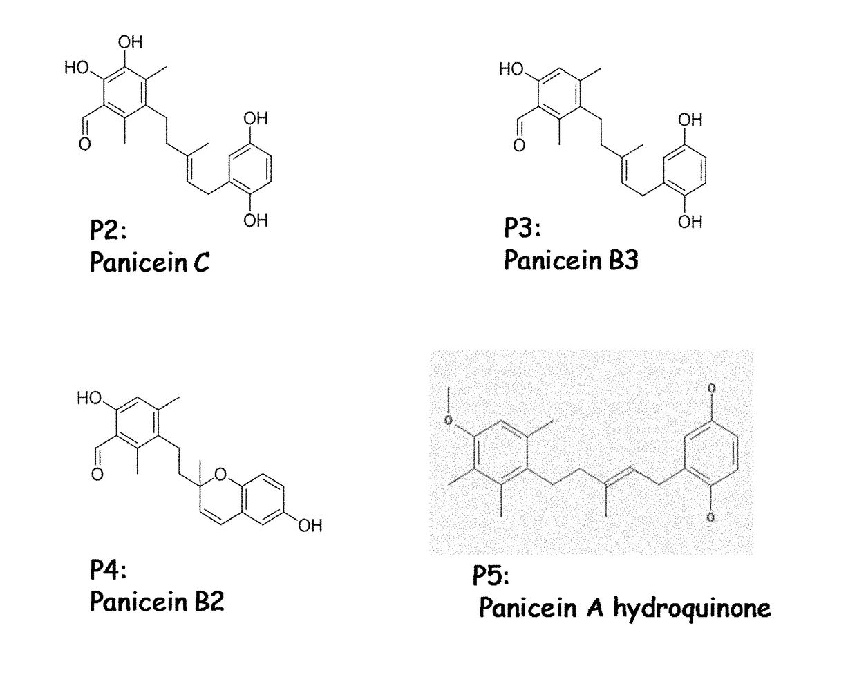 Panicein compounds, compositions and uses thereof