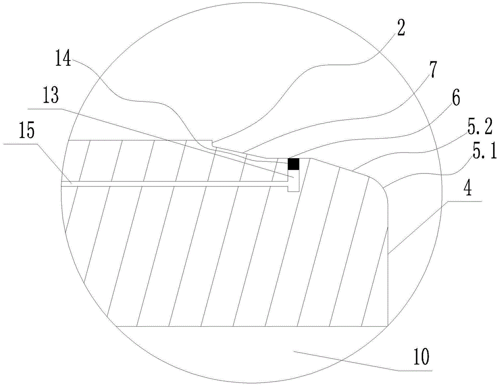 A punch for internal high pressure forming