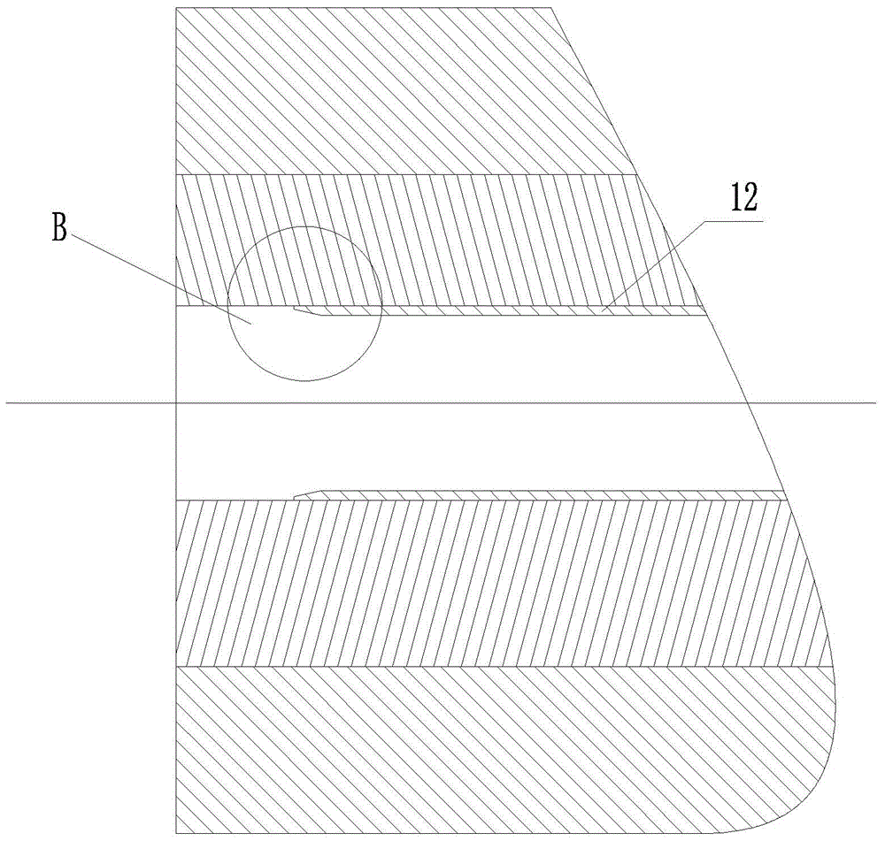 A punch for internal high pressure forming