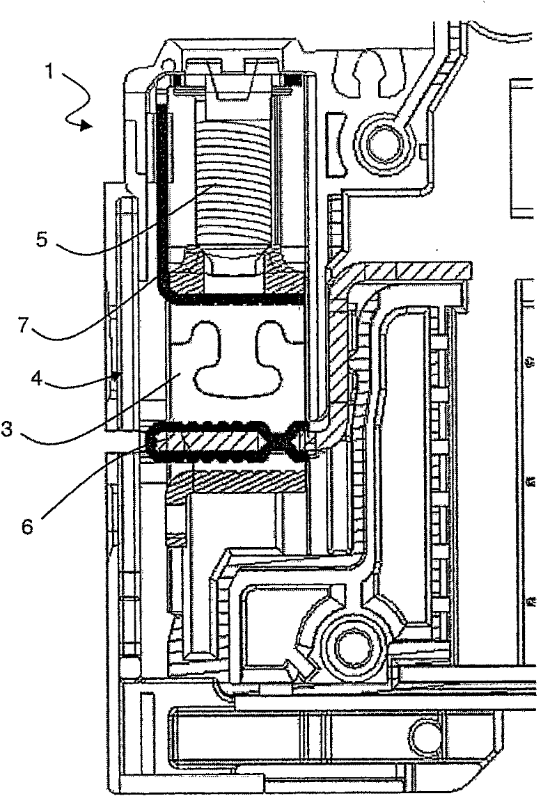 Assembly for multiple connection in an electrical apparatus