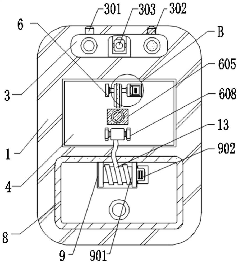 Explosion-proof robot with automatic fire extinguishing device