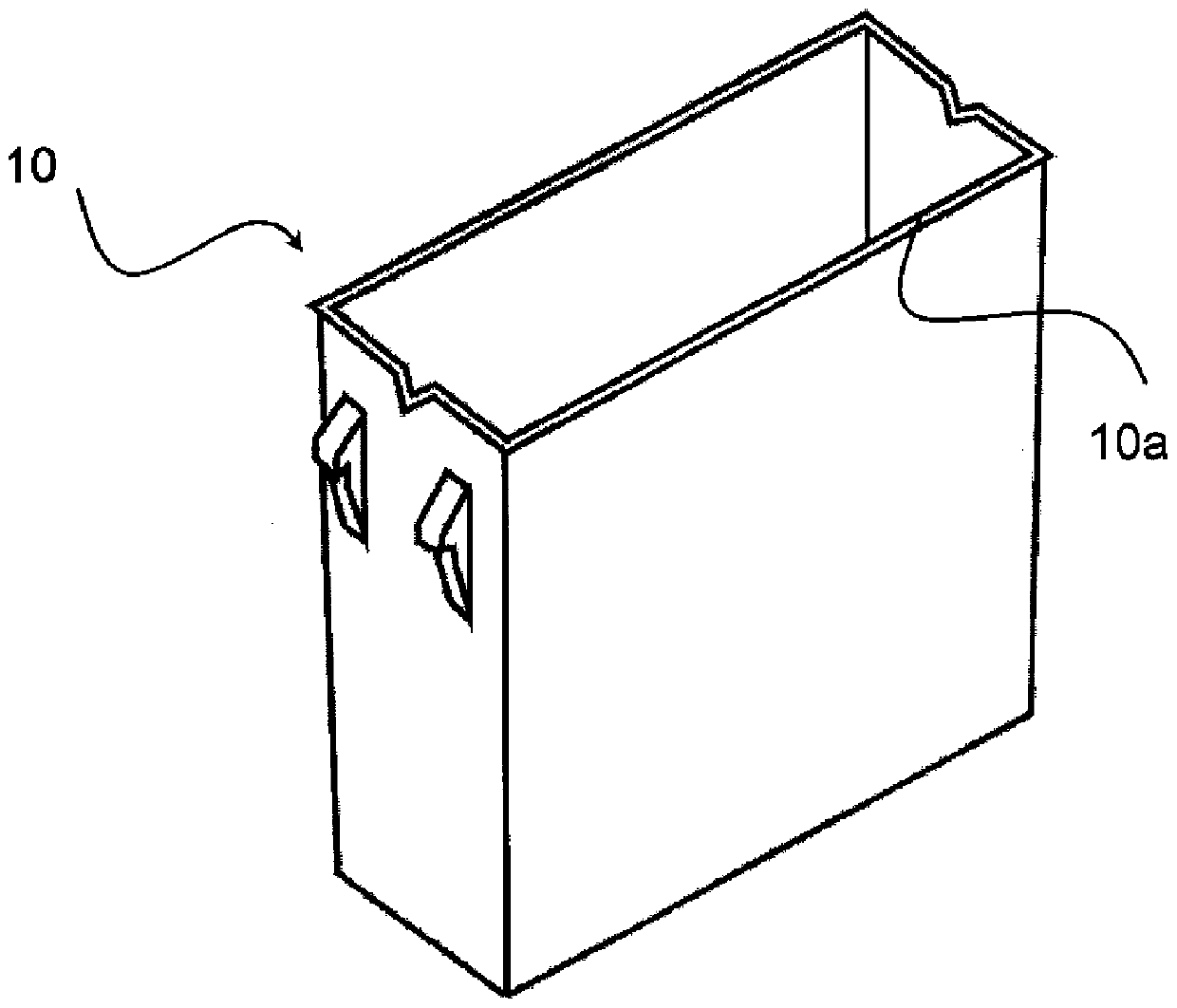 Disposable container for stains or reagents for staining machines of biological material and staining system comprising said container