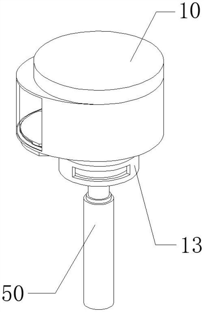 A windproof retractable antenna structure