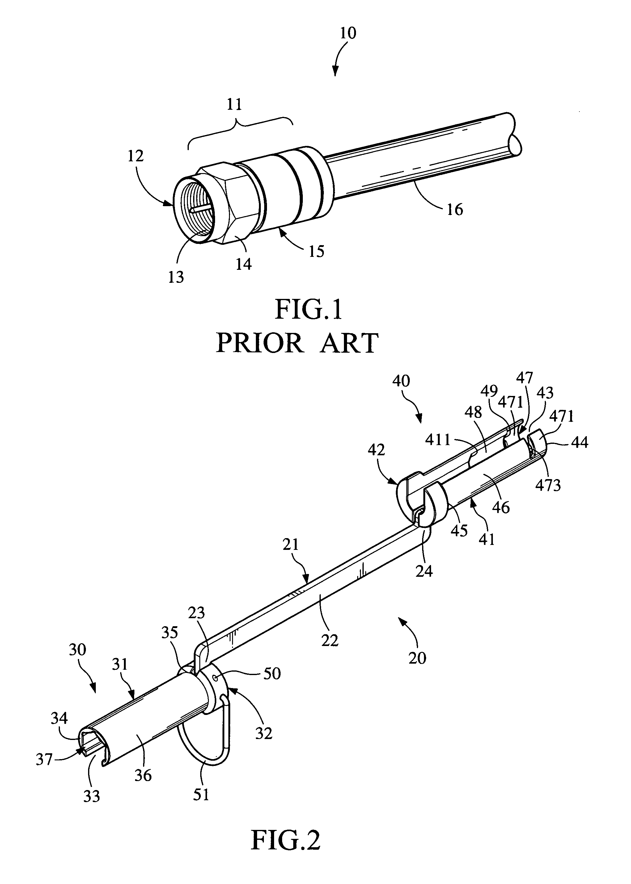 Tool for installing and removing male F-type coaxial cable connector