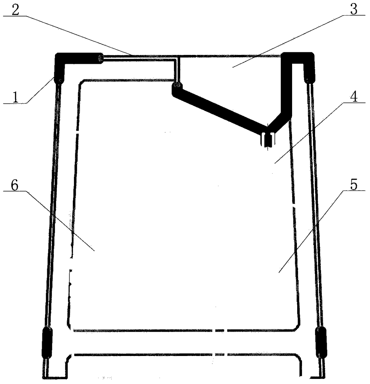 Dung and urine separate collection toilet and application method thereof