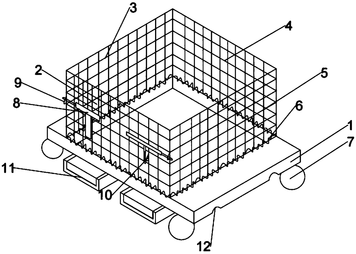 Storage cage convenient to use