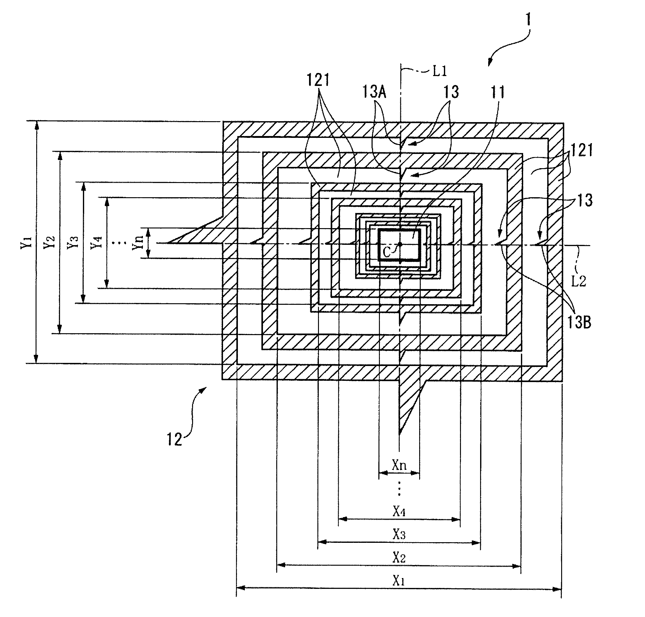 Calibration pattern for imaging device