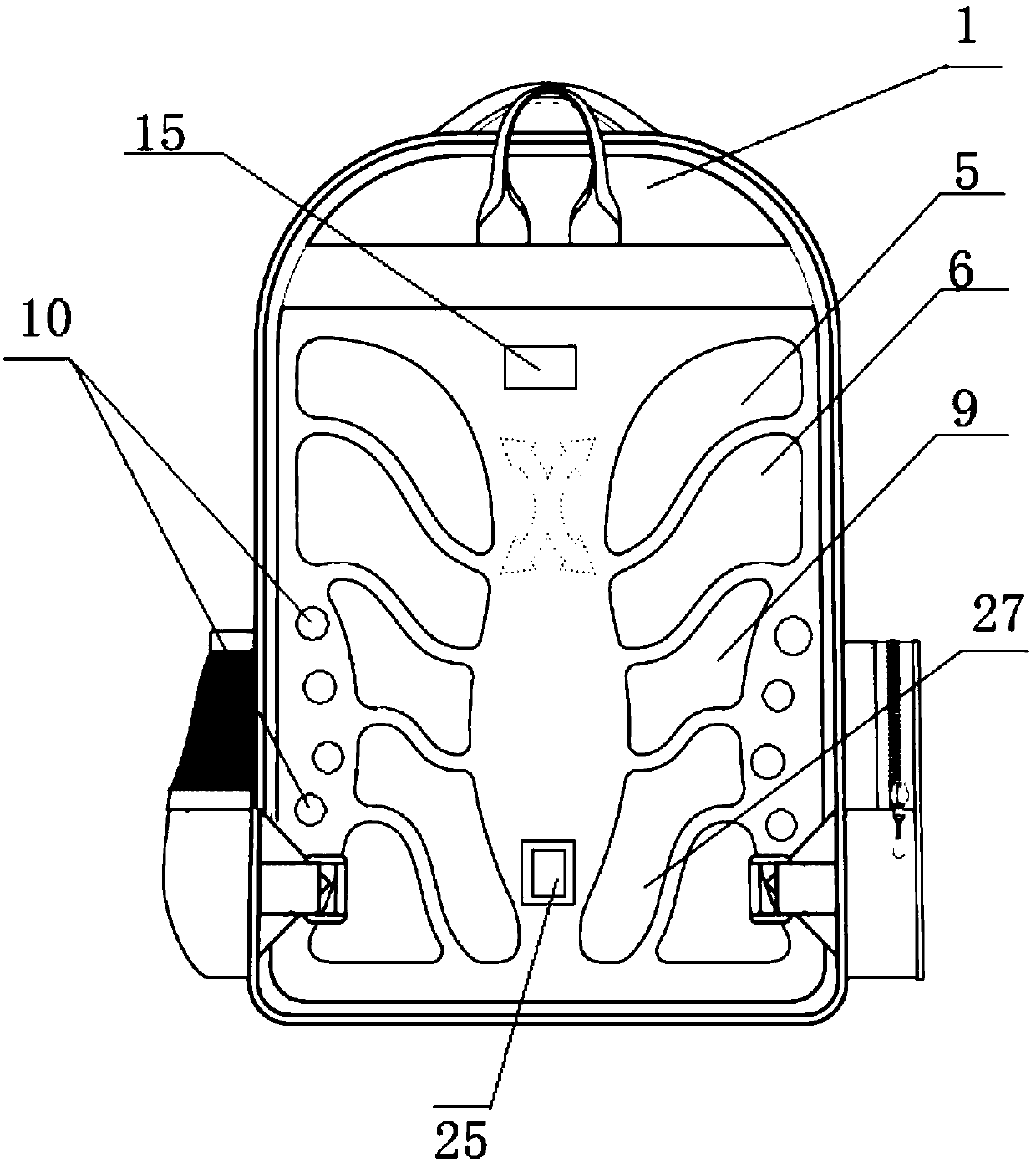 A traceable and early-warning smart spine-protecting backpack