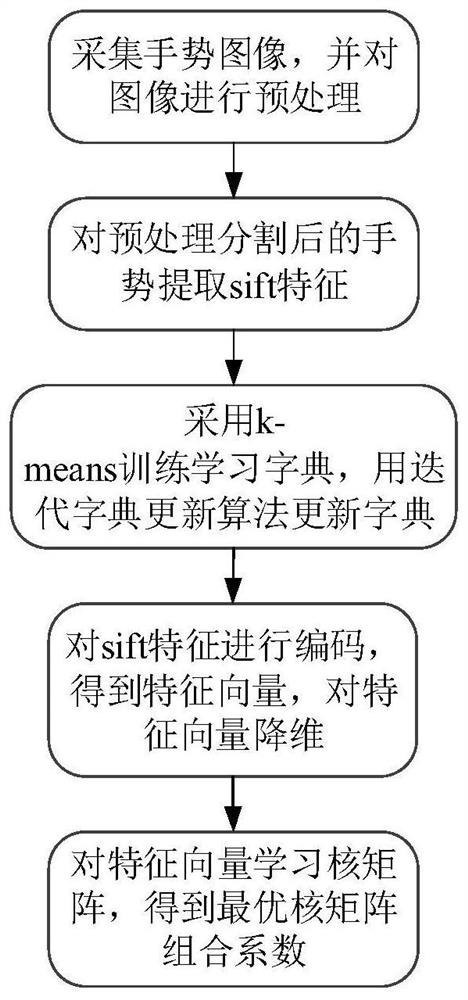 A Gesture Recognition Method Based on Random Projection Multi-kernel Learning