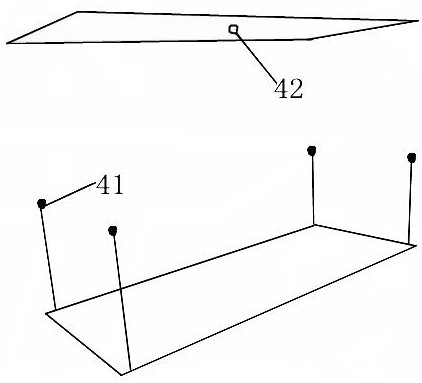 Non-inductive payment method and system based on RFID scanning and UWB positioning