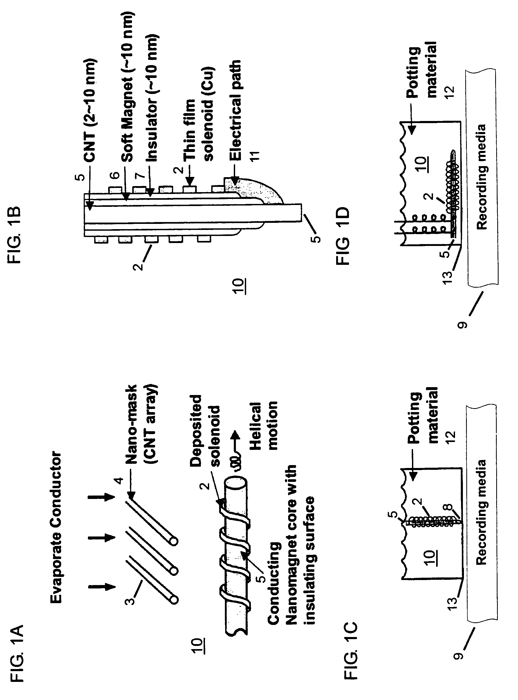 Read head for ultra-high-density information storage media and method for making the same