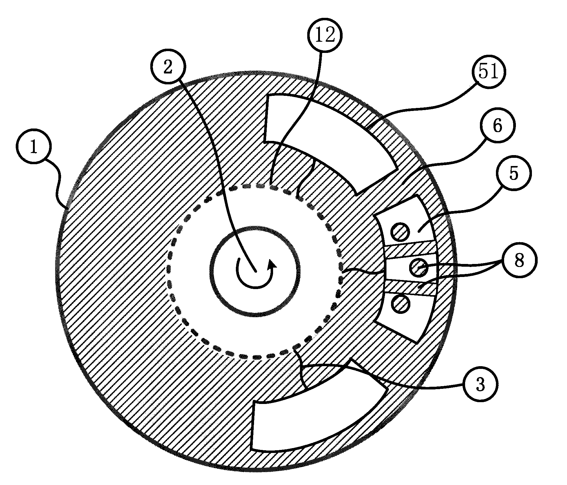 Self-damping vibration-elimination magnetic levitation artificial heart blood pump rotor and preparation method thereof