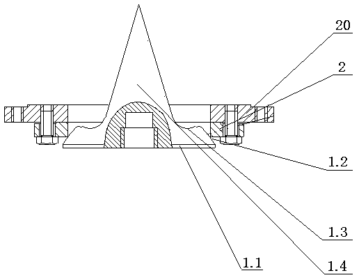 A high temperature and corrosion resistant airtight slag discharge valve with temperature measurement