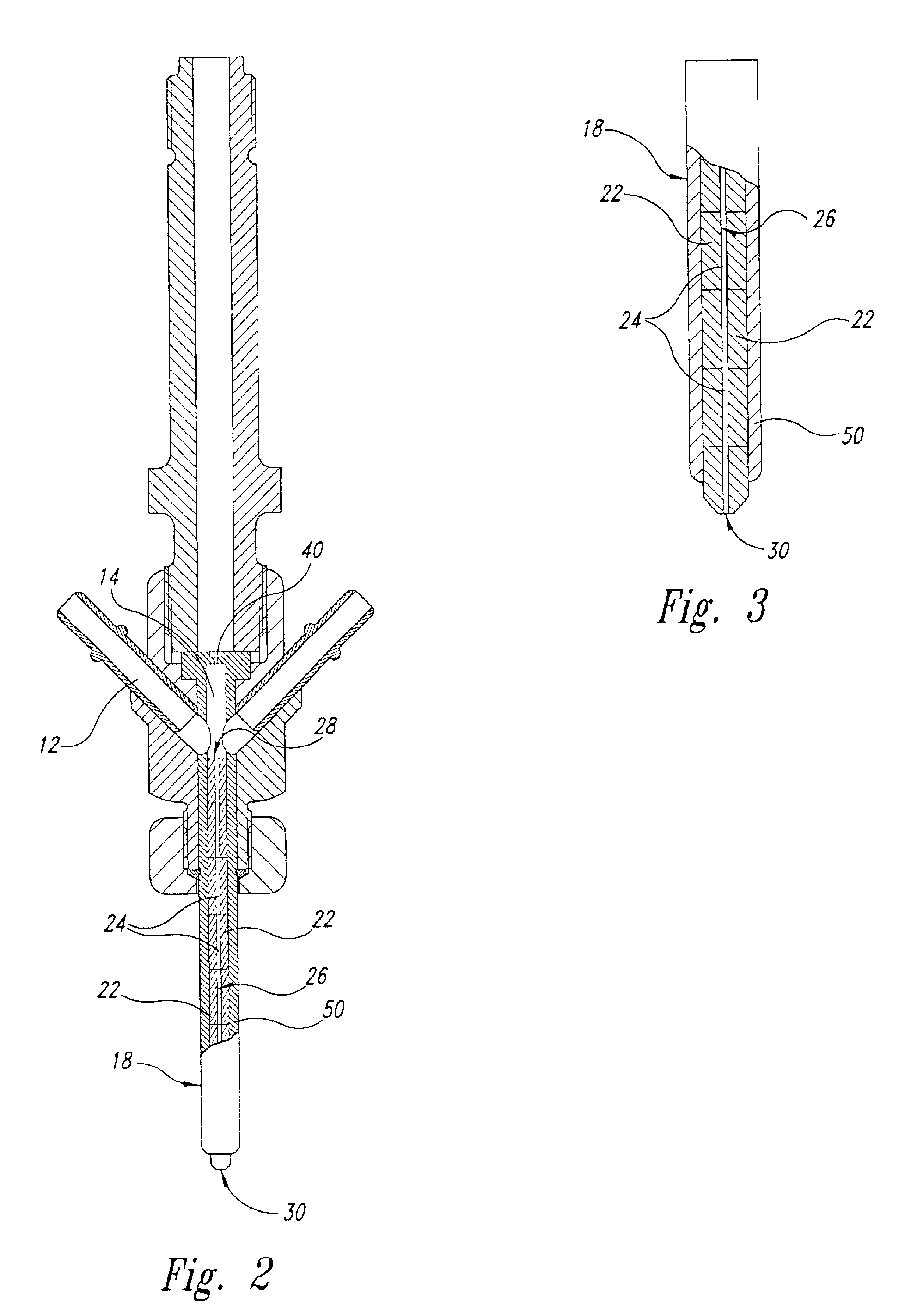 Multiple segment high pressure fluidjet nozzle and method of making the nozzle