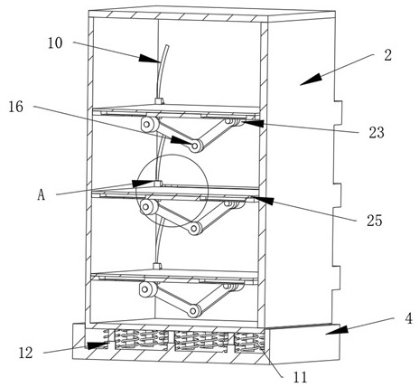 Pathological section transfer device for immunohistochemistry