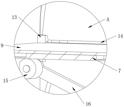 Pathological section transfer device for immunohistochemistry