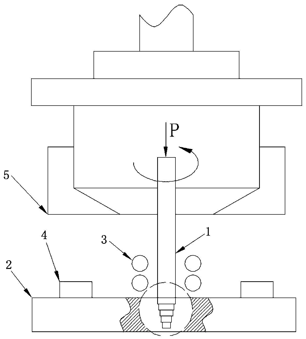 Dissimilar metal semi-solid friction brazing method based on high-frequency assistance