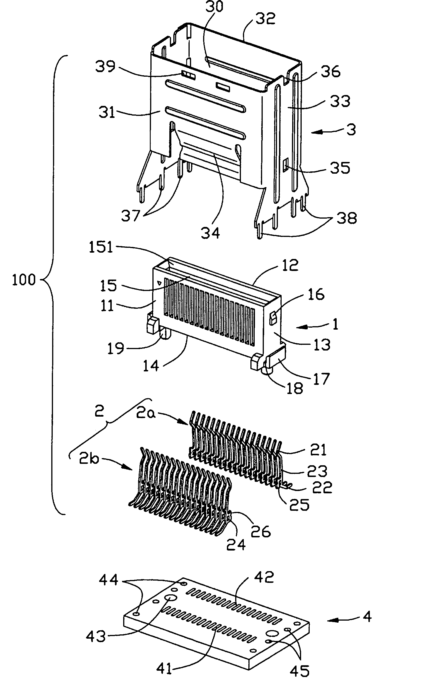 Electrical connector with shell