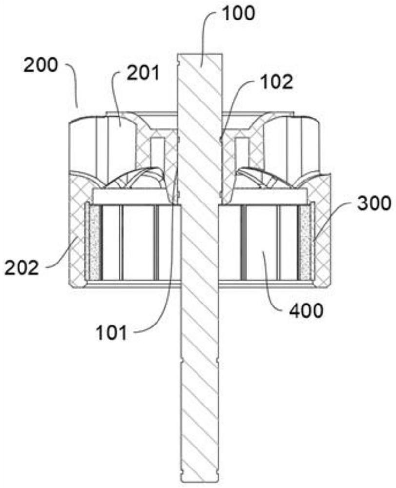 Outer rotor structure of brushless motor and surface treatment method thereof