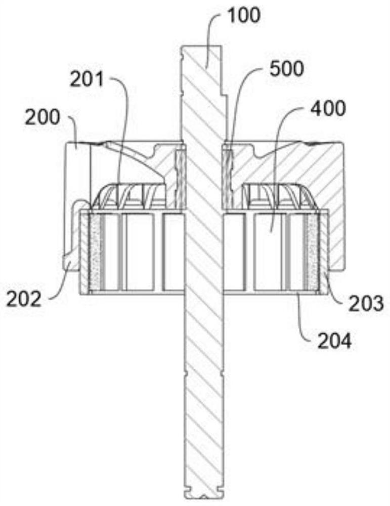 Outer rotor structure of brushless motor and surface treatment method thereof