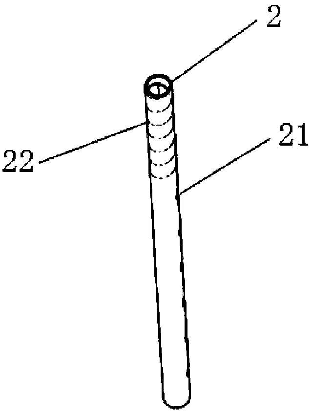 Oriented fixed-layer slurry-injecting sleeve valve tube and slurry-injecting method