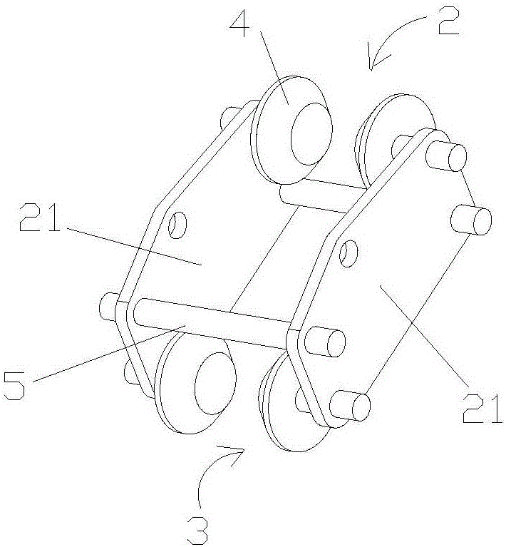 A climbing mechanism of a high-altitude cable robot with controllable rotation