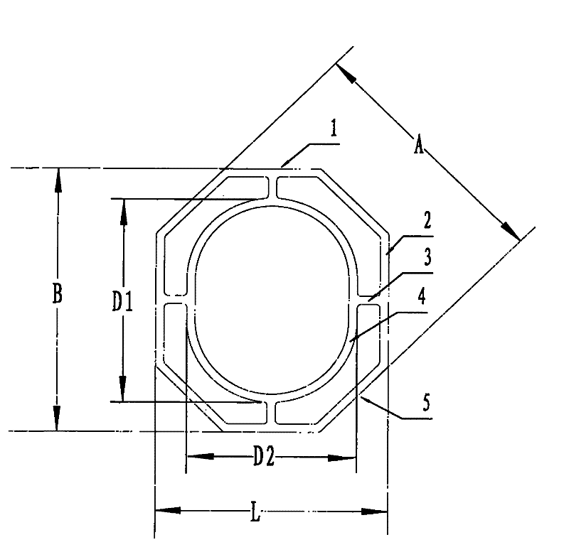 Automobile bumper energy absorber with high energy absorption performance