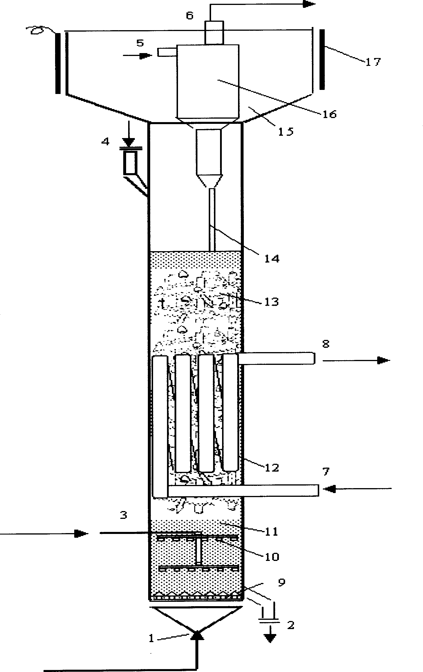 Apparatus and method for hydrogen oxygen composite reaction