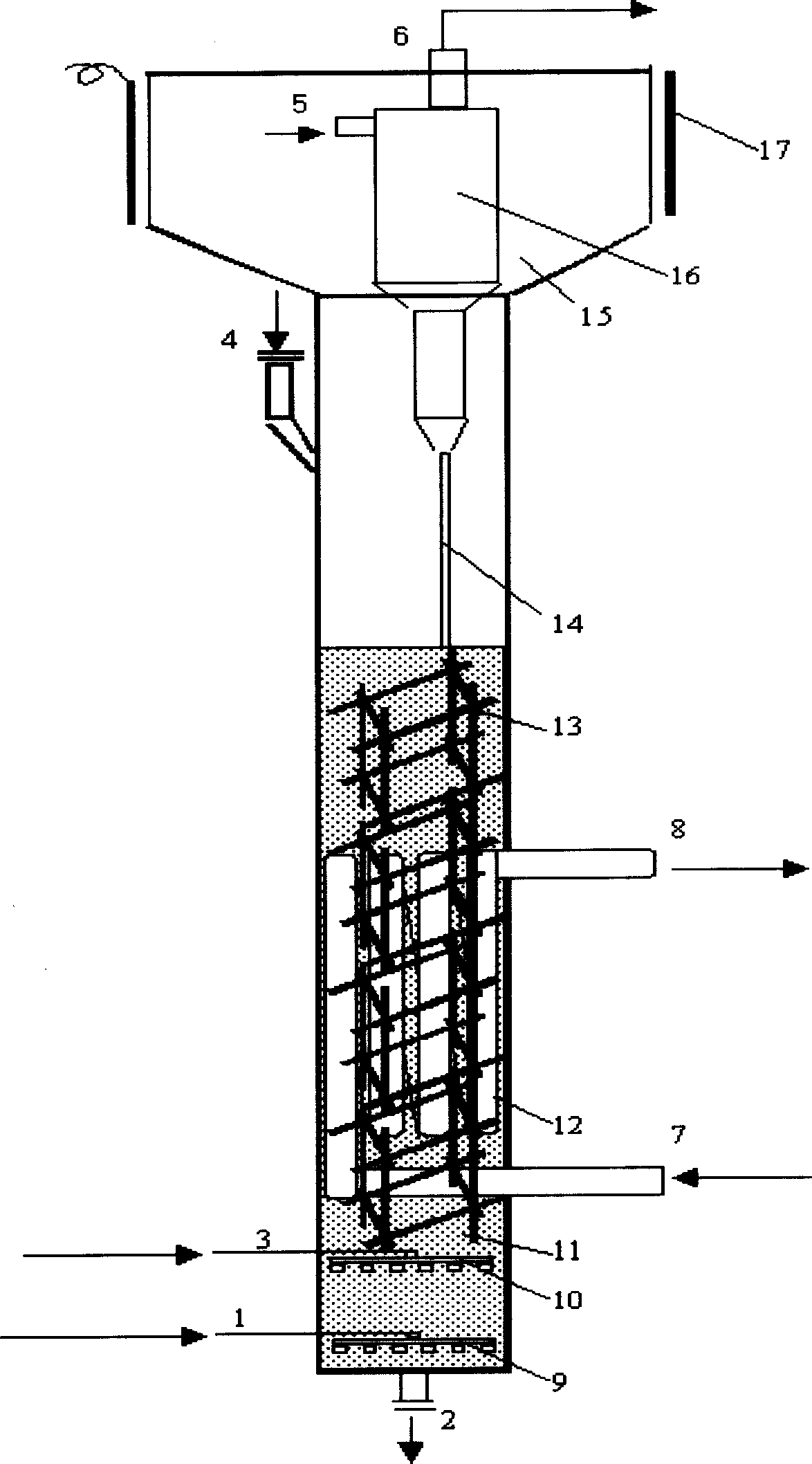 Apparatus and method for hydrogen oxygen composite reaction
