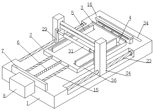 Membrane adhering device for amorphous silicon membrane manufacturing