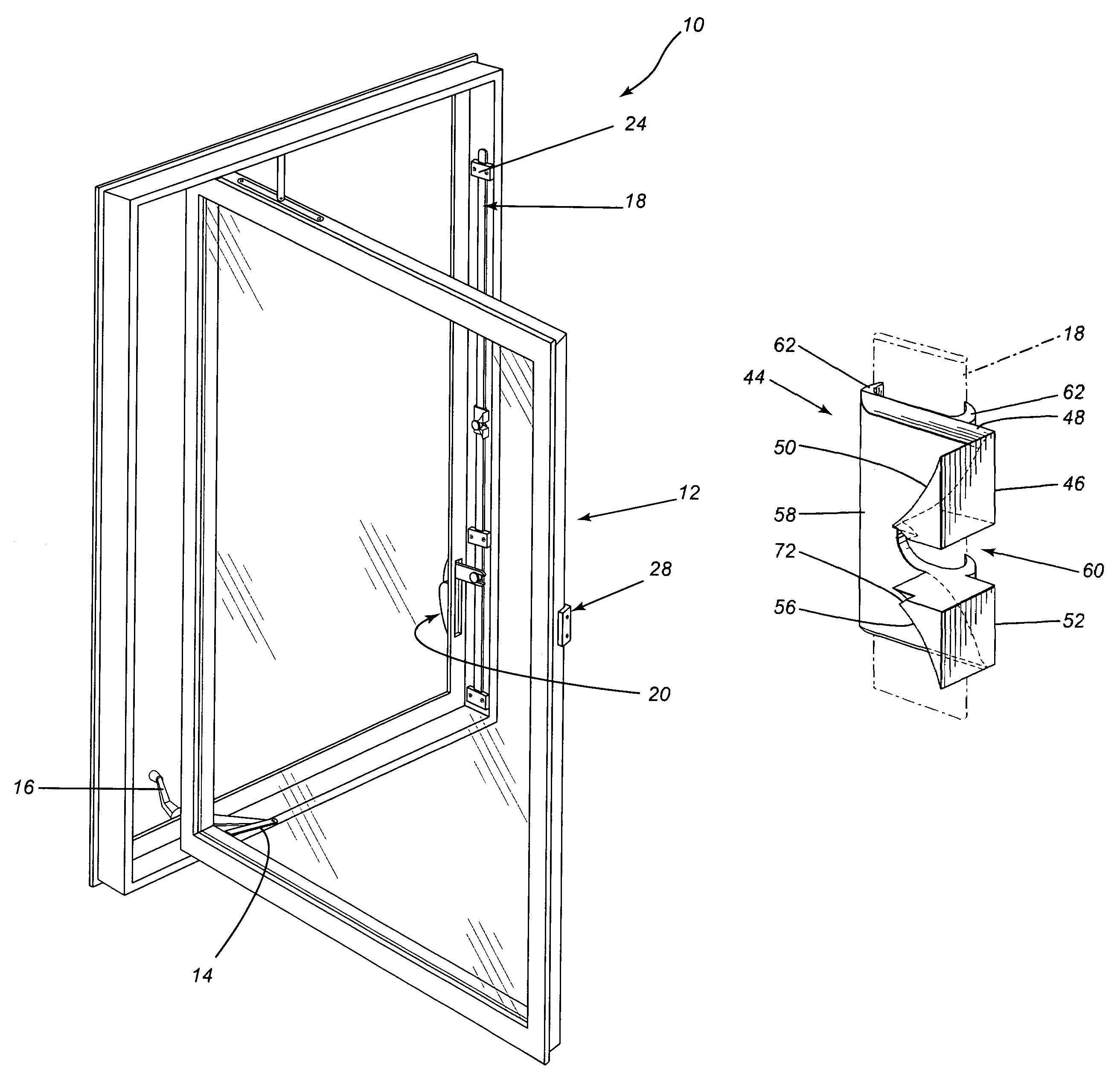 Sash locking device for casement window