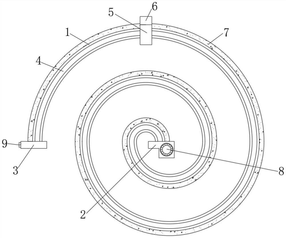 A kind of luggage leather fabric processing thickness control device