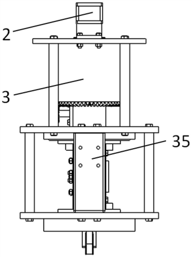 Pressure-controllable public rotating wheel belt polishing mechanical arm end effector