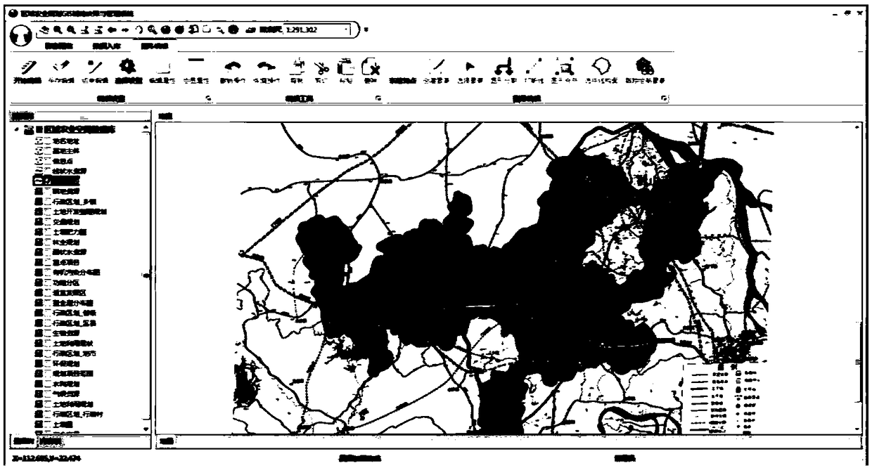 A general database method for spatial data of regional agricultural planning