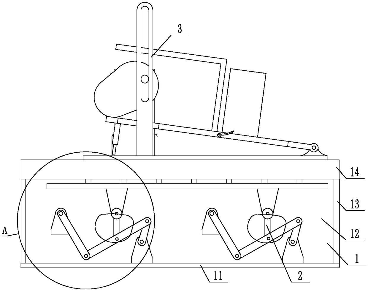 Accounting bill gluing device