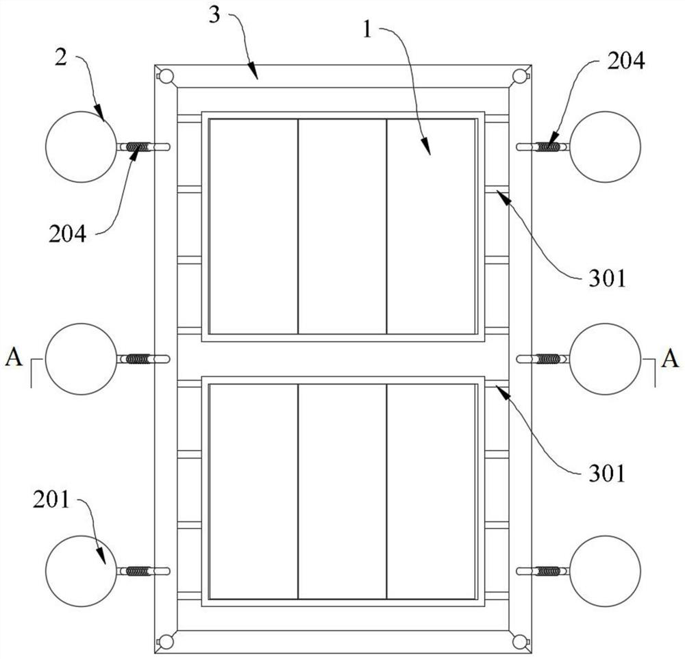 Water surface floating type photovoltaic module based on plateau area