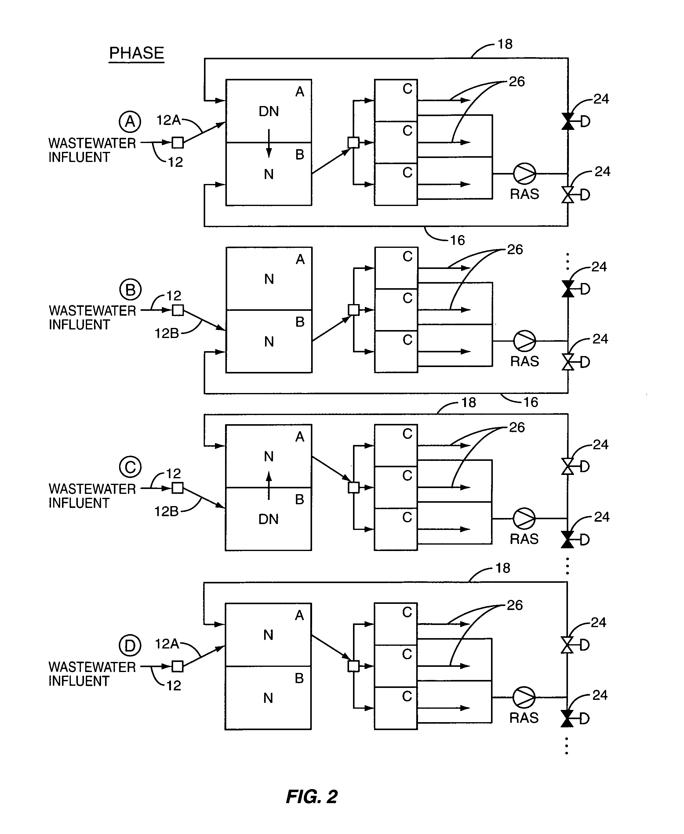 Method and system for nitrifying and denitrifying wastewater