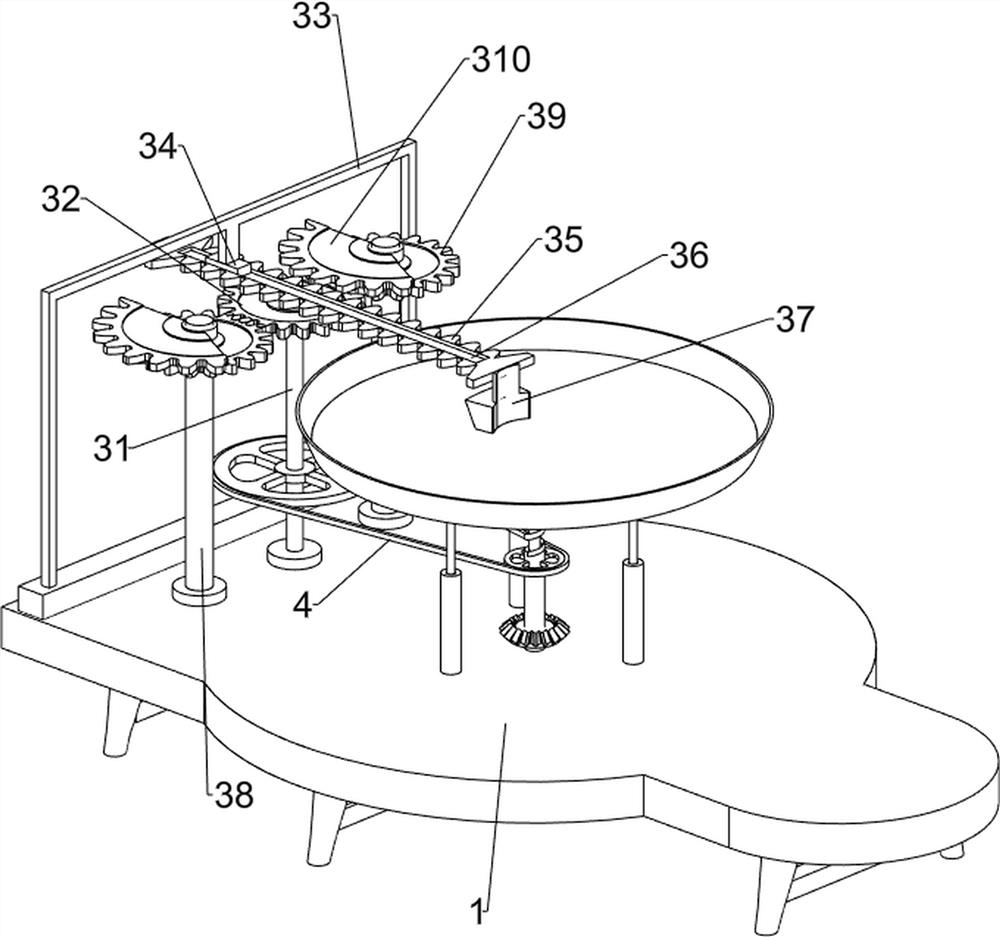 A device for polishing the inner wall of a steaming rack