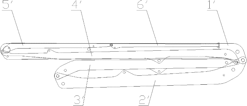 Arm support device and arm support type engineering machine