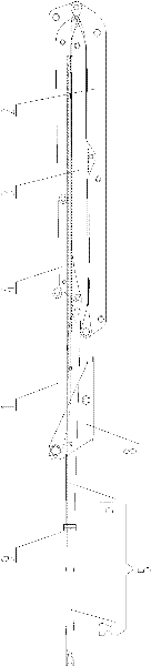 Arm support device and arm support type engineering machine