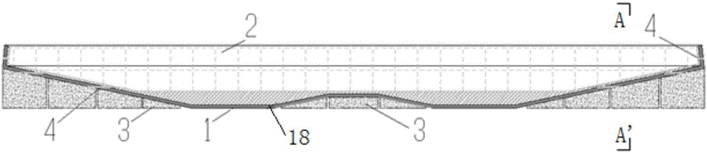 Large-scale bent cap semi-prefabrication construction technical method