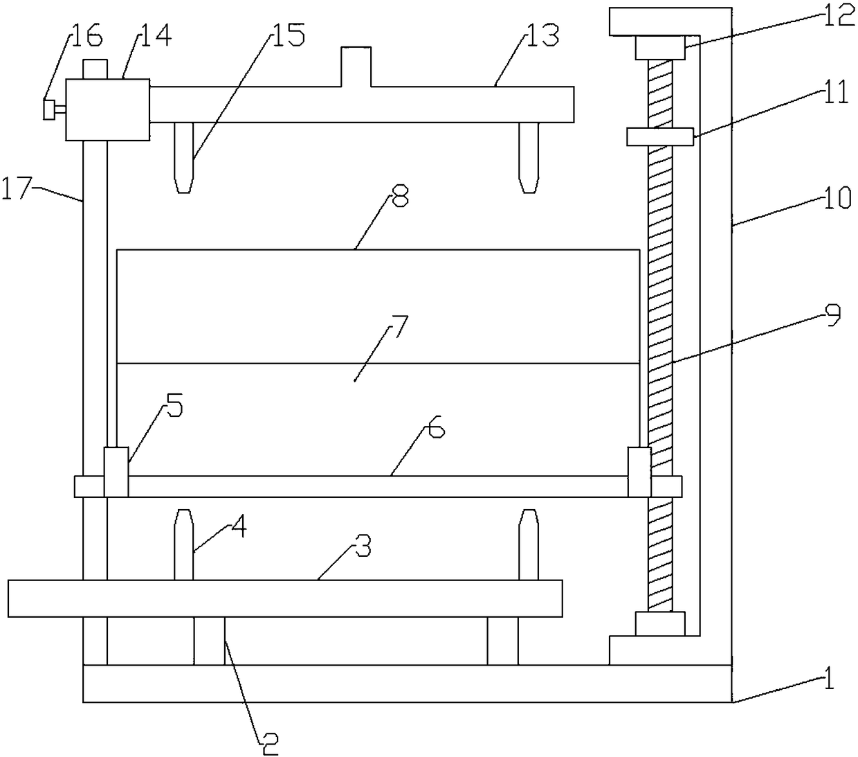 Cooling platform for gate valve casting