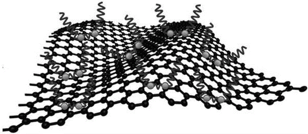 mo  <sub>0.5</sub> w  <sub>0.5</sub> s  <sub>2</sub> Nanotile and graphene composite nanomaterial and preparation method