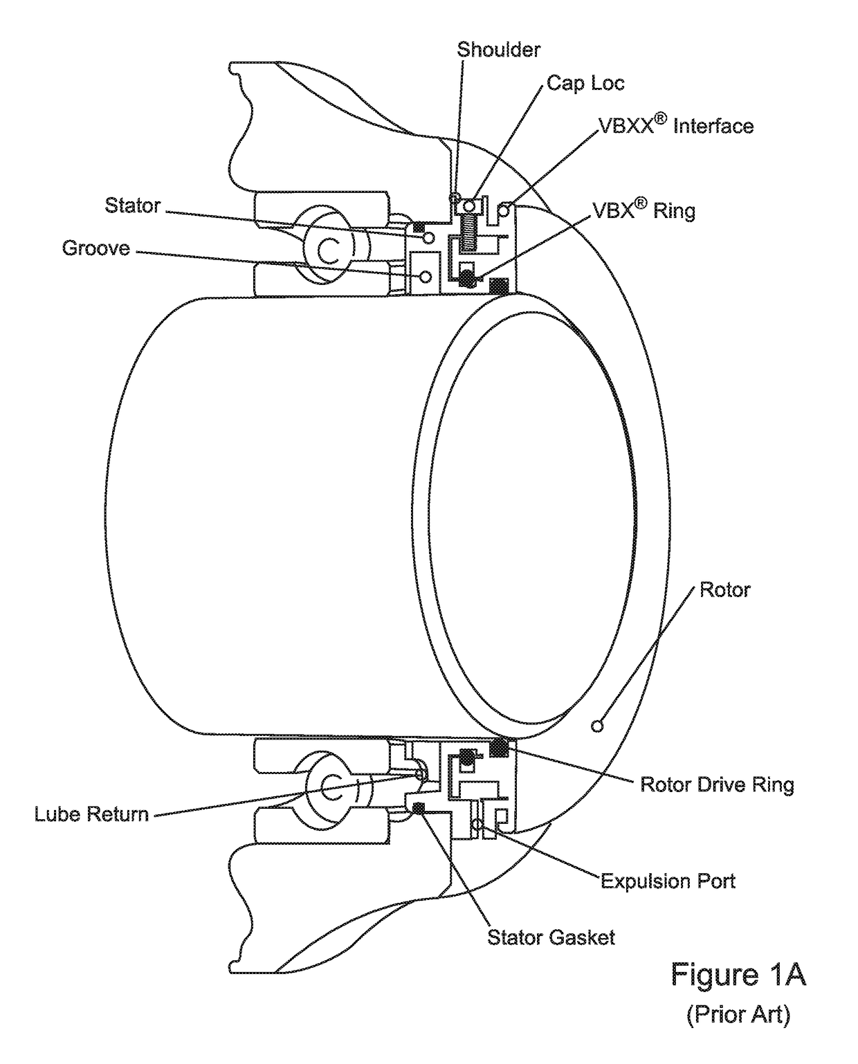Bearing isolator seal with tapered static shutoff O-ring interface