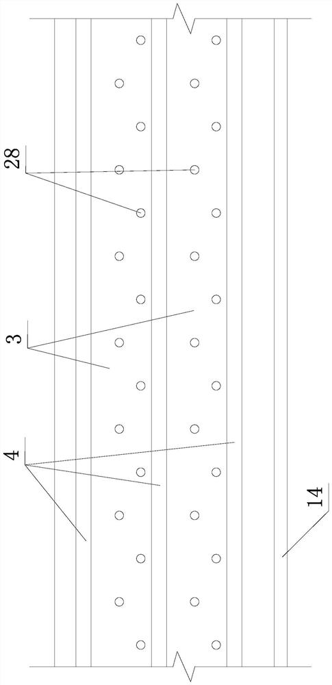 Method for repairing ground surface settlement or underground pipe deformation on outer side of foundation pit enclosure wall