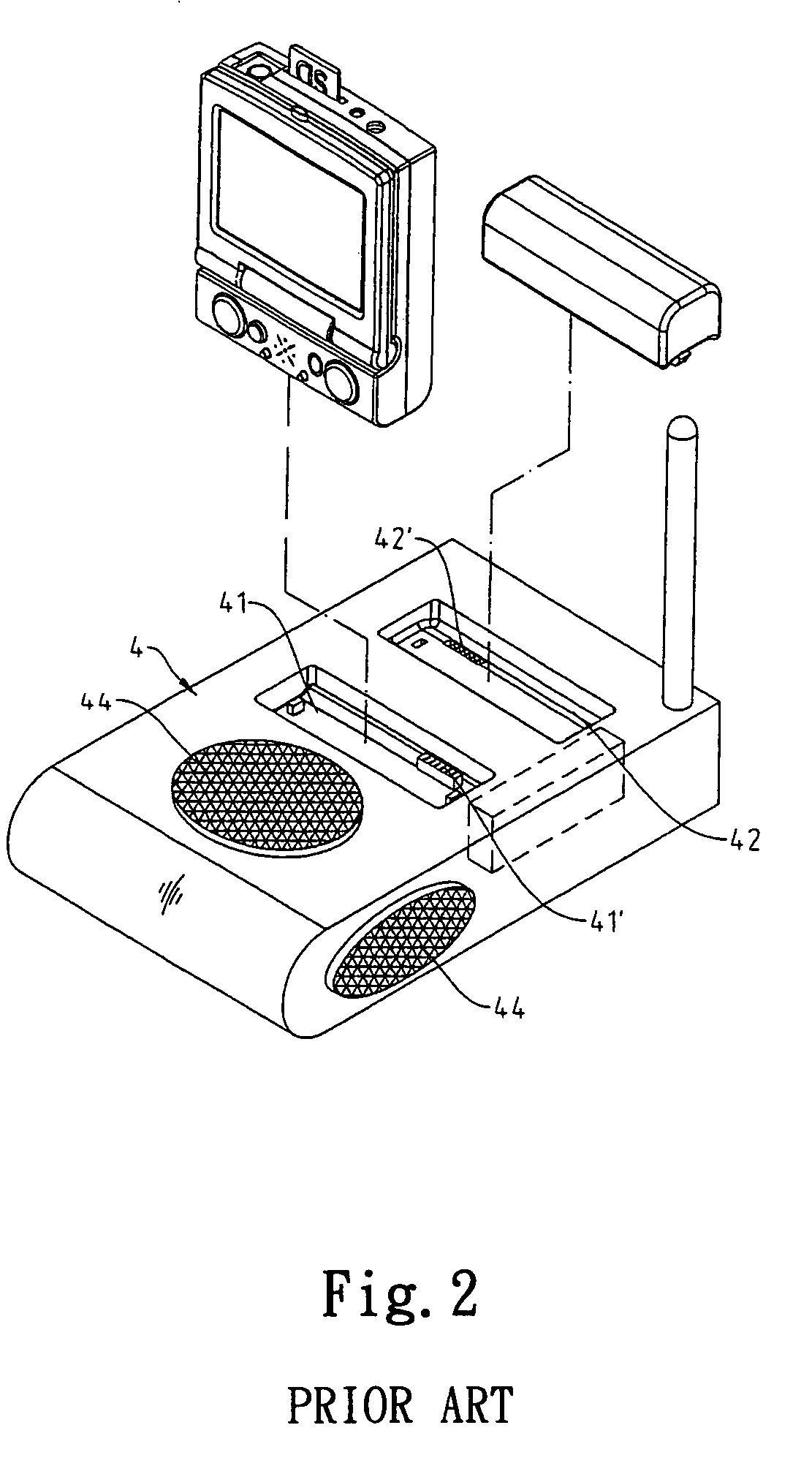 Portable multimedia based AV player with magnifying lens