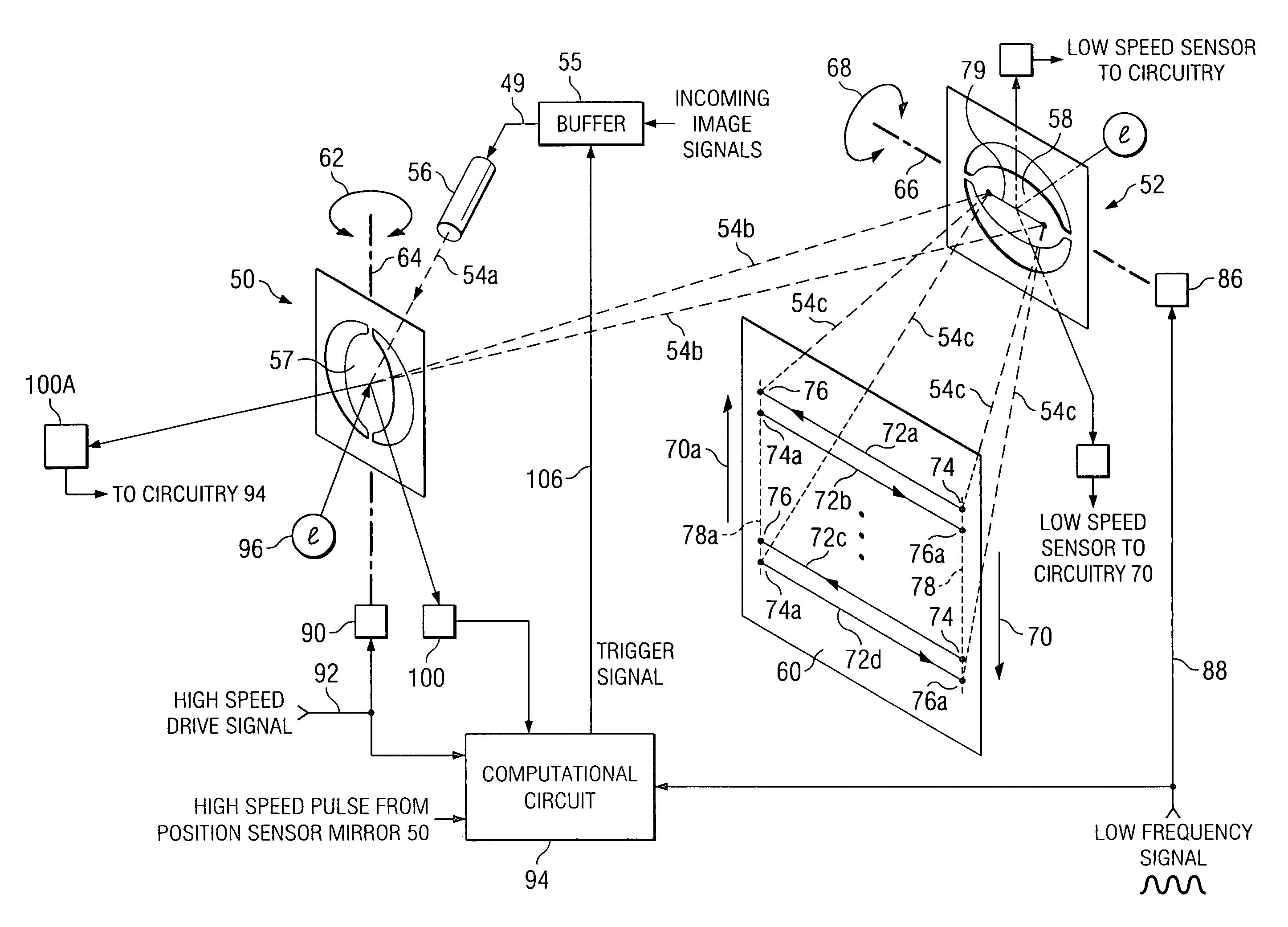 Method for aligning consecutive scan lines on bi-directional scans of a resonant mirror