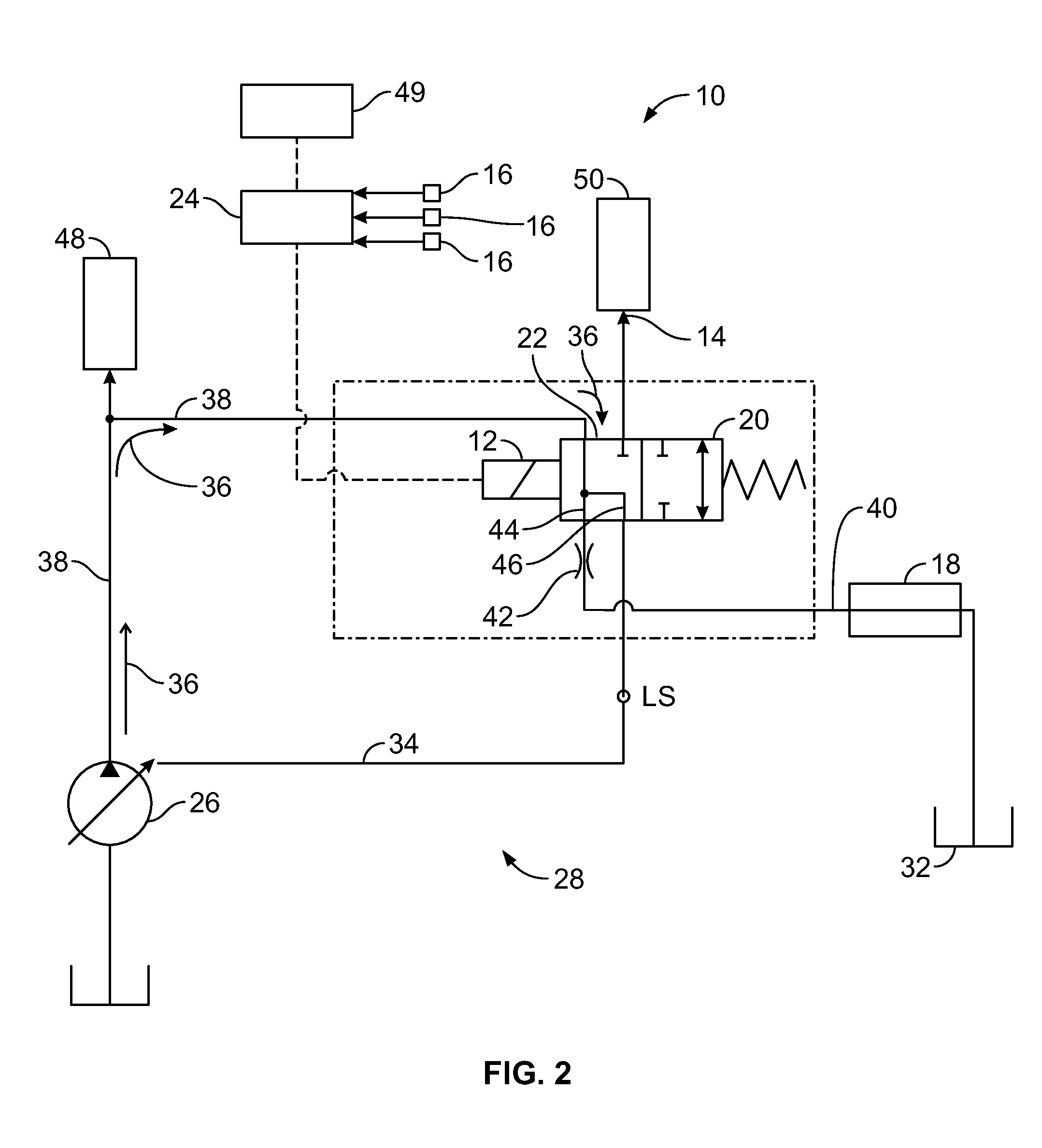 Work vehicle fluid heating system